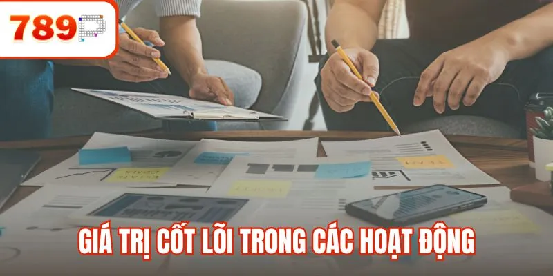 Giá trị cốt lõi trong các hoạt động tầm nhìn của CEO